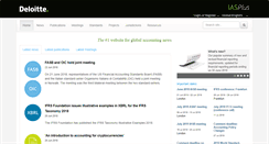 Desktop Screenshot of iasplus.com